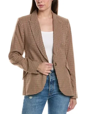 TAHARI NWT Peak Lapel neutral pattern blazer - 2 ($120) thumbnail 1