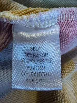 LE LIS Nordstrom Tie-Dye Crew neck Sweatshirt Large EUC thumbnail 5