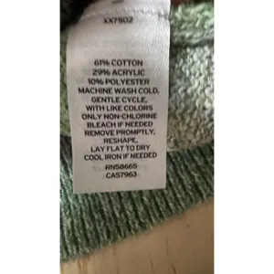 BP Nordstrom Women's Green Ombre Striped Crewneck Pullover‎ Sweater Medium thumbnail 3