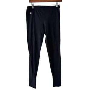Under Armour Women's Black‎ Leggings Athletic Stretch Activewear thumbnail 7