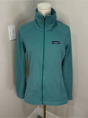 Patagonia Teal Zip-up Fleece Medium‎ thumbnail 2