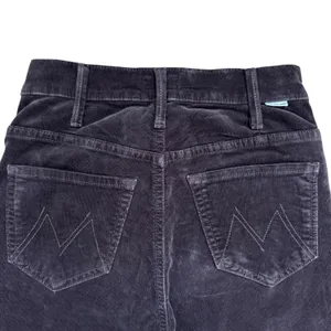 MOTHER The‎ Hustler Ankle Fray Corduroy Pants Hopscotch Brown High Rise Flare 25 thumbnail 4