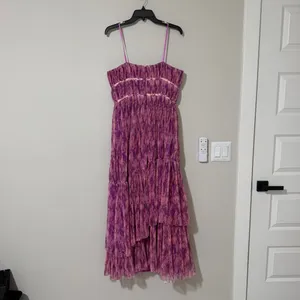 Hutch Womens Strapless Renza Gown Maxi Dress Size 8 Pink Purple thumbnail 8