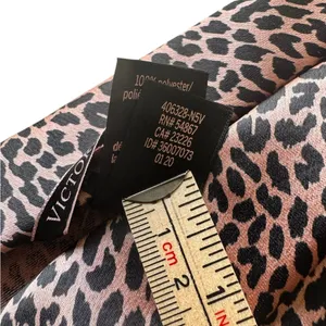 Victoria’s Secret PINK Satin Leopard Midi Slip Skirt Pink Black Bias Cut XL NWT thumbnail 9