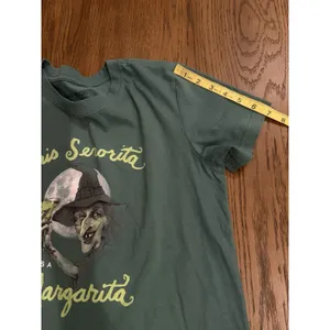 Life is Good Crusher T-Shirt Womens Medium This Senorita Needs A Margarita Green thumbnail 11