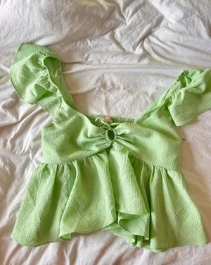 Urban Outfitters Green Top thumbnail 1