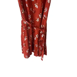 Universal Threads NWT Women's Plus Size‎ XXL Orange Floral Full Button Dress thumbnail 4