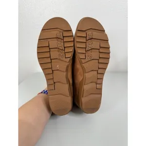 Sorel Brown Leather Wedge Ankle Boots Size‎ 10 thumbnail 6