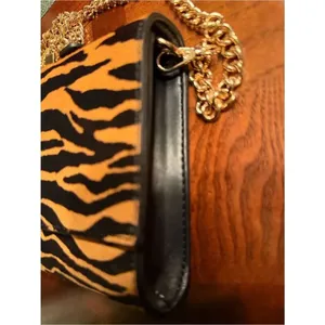 Aldo Tiger Print Brown & Black Top Handle/Crossbody Bag.NWOT thumbnail 8