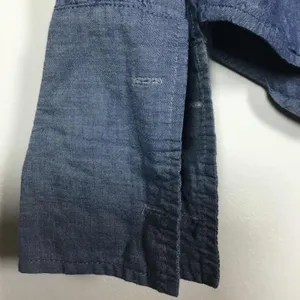 Love 21 Denim 100% Cotton Minimalist Clean Girl Casual Button‎ Down Shirt M thumbnail 8