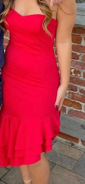 Hot Miami Styles Red Dress thumbnail 1