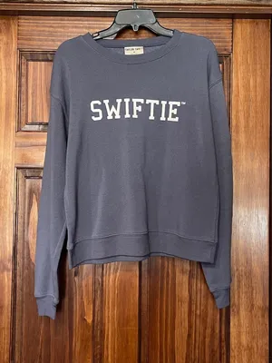 Taylor Swift Swiftie Crewneck Sweatshirt - Charcoal thumbnail 1