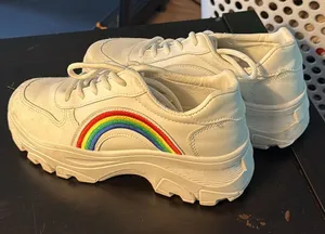 Rainbow shoes White Size 7 thumbnail 1