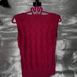 Talbots Vintage 100% Mercerized Cotton Argyle Pink Sweater Vest thumbnail 6