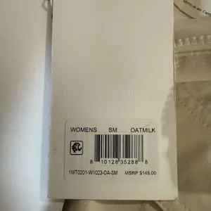 Halfdays Nan‎ Field Jacket Womens Small Oatmilk Beige Cargo Hiking Coat Full Zip thumbnail 6
