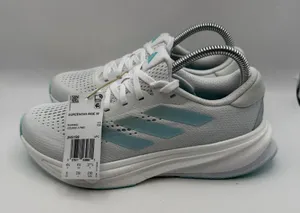 Adidas Women's Sz 6 Supernova Rise Shoes White‎ Linen Green Metallic New thumbnail 1
