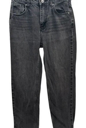We The Free Women's Black Straight Jeans Size 26 Distressed‎ Denim thumbnail 1