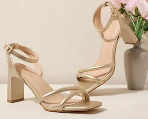 LullaSong Ankle Strappy Heeled Sandals, Size 7 thumbnail 6