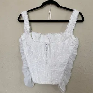 HOUSE OF CB 'Catalina' White Broderie Anglais Corset NWOT size XL‎ thumbnail 11