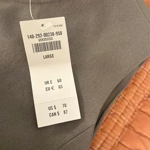 Abercrombie & fitch taupe zippered vest large thumbnail 2