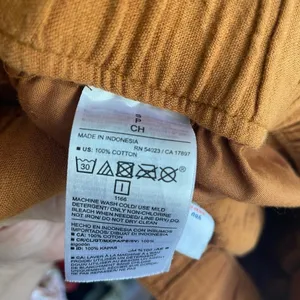 Old navy orange linen shorts thumbnail 5
