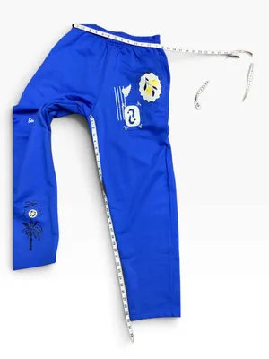 Southern Bliss Santorini patch sweat pants royal blue size Medium thumbnail 3