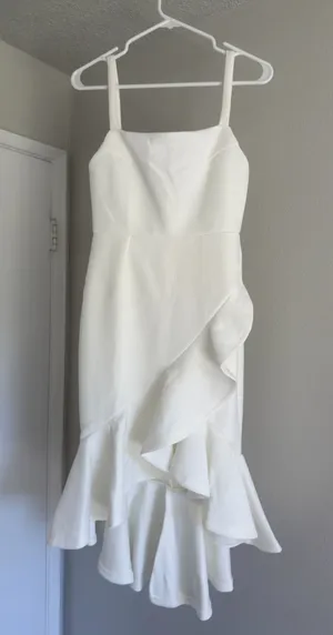 Midi White Dress Hello Molly thumbnail 1