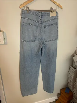 NWOT Citizens of Humanity Ayla baggy cargo jeans cloud nine 27 thumbnail 3
