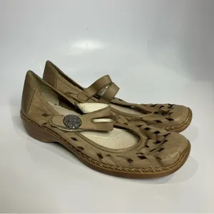 Rieker Doris 75 cut out shoes‎ tan size 40 thumbnail 2