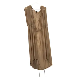 Windsor Sheer Tan Maxi Bathing Suit Vacation Swim Coverup Size Women's Medium thumbnail 3