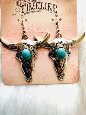 Western Earrings Silver thumbnail 3