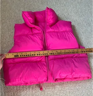 Amazon Puffer Vest Hot Pink M thumbnail 4