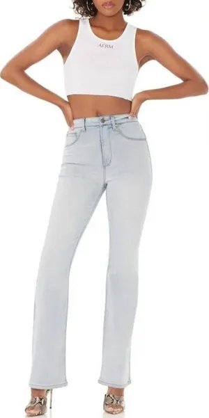 AFRM Huxley The Baby‎ Boot Jeans Croston Wash Sz.29 NWT thumbnail 1