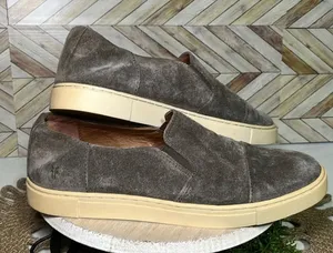 Frye Gemma Cap Suede Loafer 8 Fall Casual Leather Brown Tan Minimalist‎ thumbnail 1