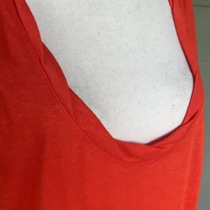 Pilcro Orange Flutter Sleeve Knit Top thumbnail 3