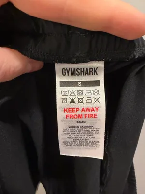 Gymshark Training Contrast Loose Shorts 2.5” Inseam Training Shorts Black and White thumbnail 6