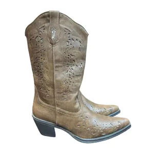 Roper‎ Western Boots Womens Alisa Glitter Brown Size 9 New thumbnail 2