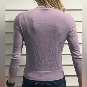 J.Crew Light Purple Cardigan thumbnail 2