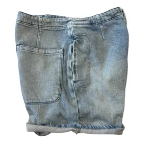 Free People Osaka Denim Shorts Size 27 Medium Wash Relaxed Fit Baggy High Rise thumbnail 5