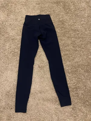 Lululemon‎ wunder under high rise legging 28” Luxtreme true navy size 2 thumbnail 8