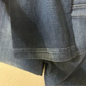 NWT 7 For All Mankind Jiselle in Dark Blue Flare Jeans - Size 32 thumbnail 7