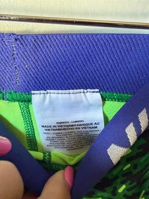 Nike Pro Dri-FIT Green Camo Capri Leggings Women’s Large thumbnail 5