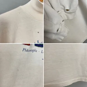 Vintage Express Shirt French Turtleneck Long Sleeve FLAWS Small Relaxed‎ Fit Top thumbnail 10