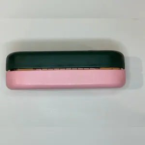 Kate Spade‎ Women’s Green and Pink Sunglasses Eyeglasses Case thumbnail 6