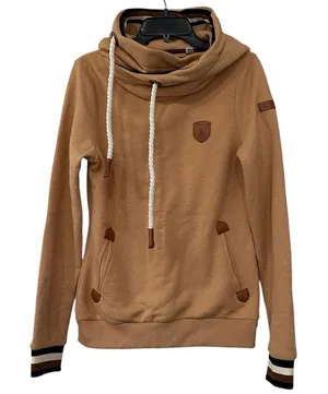 Wanakome Serita Hooded Sweatshirt Hazelnut Small thumbnail 1