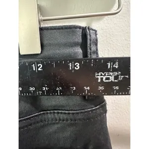 Edikted Black Coated Flare Leg High Waisted Pants Faux Leather Look Size S thumbnail 3
