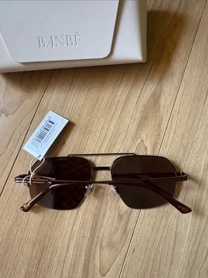 BANBÉ The Hooper Women’s Brown Aviator Sunglasses thumbnail 2