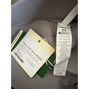 Halara‎ Flex MicroWaffle Wide Leg Pants Grey High Waisted XS NWT thumbnail 3