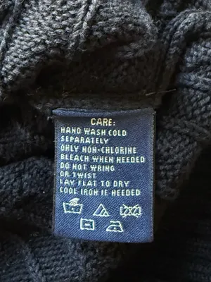 Ralph Lauren Golf Cable Knit Smock Neck 100% Cotton Black Cardigan Size M thumbnail 9