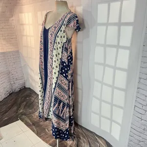 Maeve Anthropologie bohemian cape like sundress size small thumbnail 6